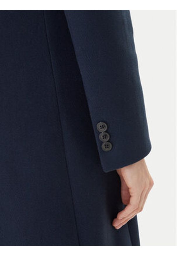 Maryley Płaszcz przejściowy 25IB807/01BL Granatowy Regular Fit. Kolor: niebieski. Materiał: syntetyk