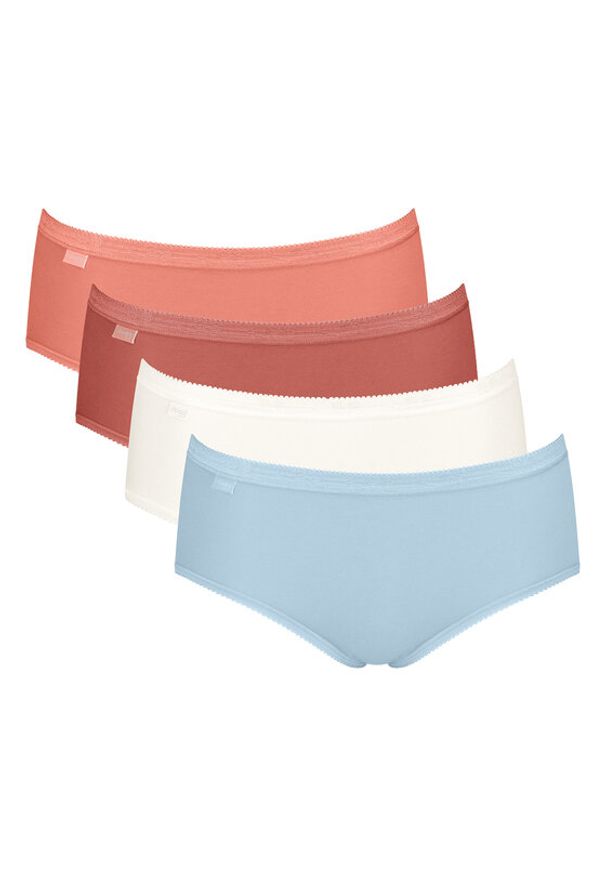 Sloggi Komplet fig Basic 10071781 Kolorowy. Materiał: bawełna. Wzór: kolorowy