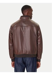 Milestone Kurtka skórzana MSNaldo 53101821280 Brązowy Regular Fit. Kolor: brązowy. Materiał: skóra #4