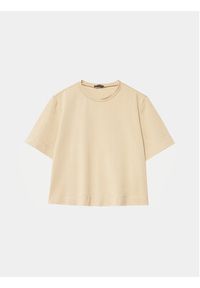 Sisley T-Shirt 3OQ6L104Q Beżowy Oversize. Kolor: beżowy. Materiał: bawełna #7