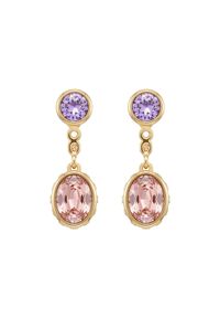 Swarovski Kolczyki Chroma 5738478 Złoty. Materiał: metalowe. Kolor: złoty #1