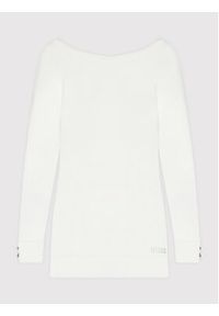 Guess Sweter Adele W2YR34 Z2V62 Biały Regular Fit. Kolor: biały. Materiał: wiskoza #5