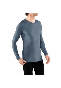 Koszulka z długim rękawem Falke Wool-Tech Light. Kolor: niebieski. Długość rękawa: długi rękaw. Długość: długie. Sport: turystyka piesza #1