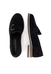 Sergio Bardi Loafersy WI23-D1069-01SB Czarny. Kolor: czarny. Materiał: skóra, zamsz #2