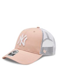 47 Brand Czapka z daszkiem Mlb New York Yankees Branson BRANS17CTP Różowy. Kolor: różowy. Materiał: syntetyk #1