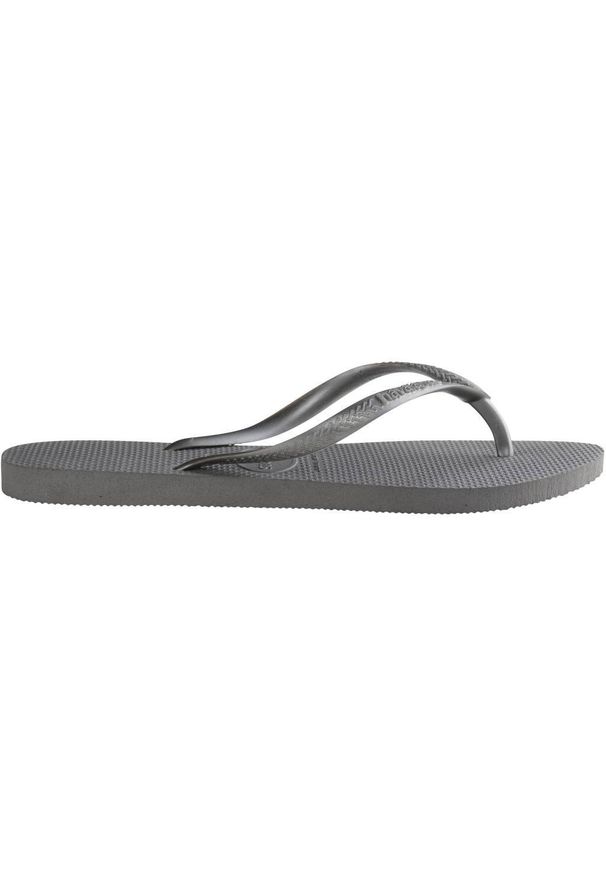 Klapki damskie Havaianas Slim. Kolor: szary. Sezon: lato. Styl: sportowy