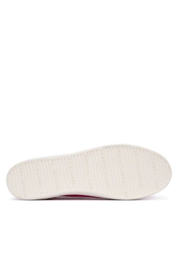 TOMMY HILFIGER - Tommy Hilfiger Tenisówki FW0FW09171 Różowy ciemny. Kolor: różowy. Materiał: materiał