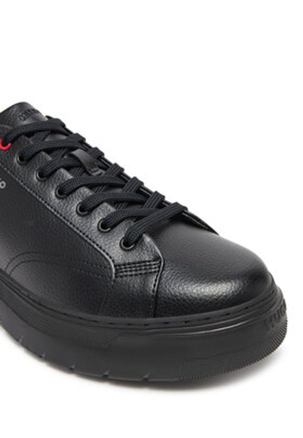 Hugo - HUGO Sneakersy Urian 50548663 Czarny. Kolor: czarny. Materiał: skóra