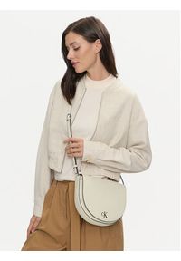 Calvin Klein Jeans Torebka Minimal Monogram K60K612718 Écru. Materiał: skórzane #4