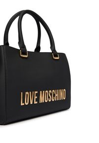 Love Moschino - LOVE MOSCHINO Torebka JC4022PP1OKD0000 Czarny. Kolor: czarny. Materiał: skórzane #4