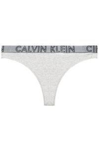 Calvin Klein Underwear Stringi Ultimate 000QD3636E Szary. Kolor: szary. Materiał: bawełna #7