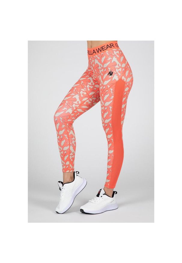 GORILLA WEAR - Osseo Leginsy - Różowy. Kolor: różowy. Sport: fitness