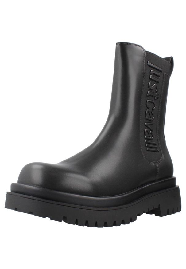 Just Cavalli - JUST CAVALLI FONDO BOURNE Czarny. Kolor: czarny. Materiał: syntetyk, tkanina. Styl: sportowy