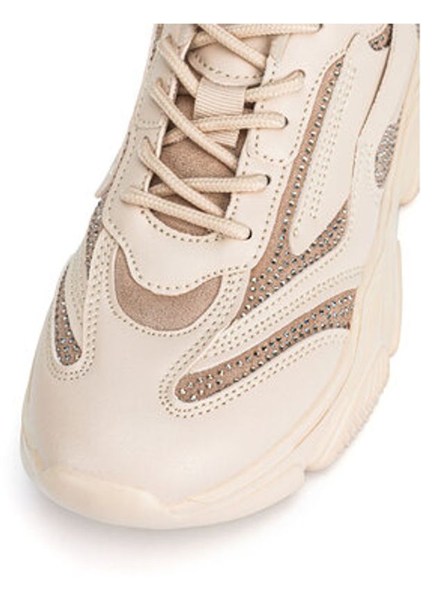 DeeZee Sneakersy WAG1250003A Beżowy. Kolor: beżowy. Materiał: materiał
