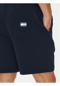 Tommy Jeans Szorty sportowe New Classic Beach DM0DM21781 Granatowy Relaxed Fit. Kolor: niebieski. Materiał: bawełna. Styl: sportowy
