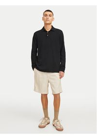 Jack & Jones Polo William 12269034 Czarny Regular Fit. Typ kołnierza: polo. Kolor: czarny. Materiał: bawełna #3