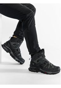 salomon - Salomon Trekkingi Quest 4 Gtx GORE-TEX 412926 27 V0 Czarny. Kolor: czarny. Materiał: skóra, nubuk. Technologia: Gore-Tex. Sport: turystyka piesza #6