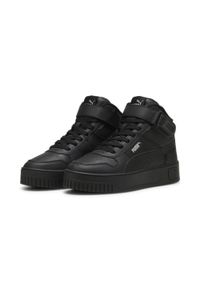Puma - Damskie sneakersy Carina Street Mid WTR PUMA Black Silver Metallic. Kolor: wielokolorowy, czarny, szary. Materiał: materiał, syntetyk. Sport: koszykówka