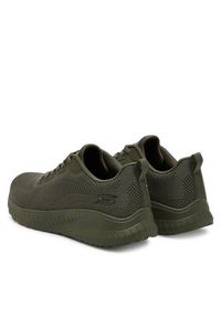 skechers - Skechers Sneakersy Bobs Squad Chaos-Face Off 117209/OLV Khaki. Kolor: brązowy. Materiał: materiał #6