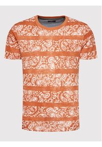 Jack&Jones PREMIUM T-Shirt Drifter 12211068 Pomarańczowy Regular Fit. Kolor: pomarańczowy. Materiał: bawełna