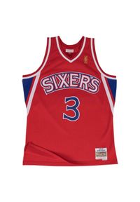 Mitchell & Ness - Koszulka NBA Philadelphia 76ers Allen Iverson. Kolor: wielokolorowy, czarny, czerwony. Sport: koszykówka #1