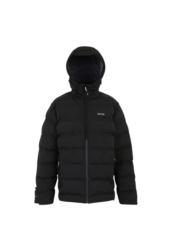 Regatta - Męska Wodoodporna Kurtka Termiczna Altoro. Kolor: czarny. Materiał: puch. Sport: turystyka piesza