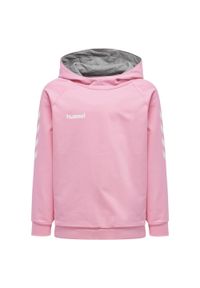 Bluza dziecięca z kapturem Hummel hmlGO. Typ kołnierza: kaptur. Kolor: różowy. Wzór: jodełka. Sport: joga i pilates #1