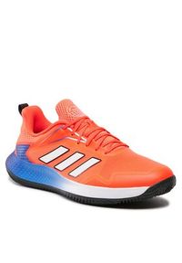 Adidas - adidas Buty Defiant Speed Tennis HQ8452 Czerwony. Kolor: czerwony. Materiał: materiał