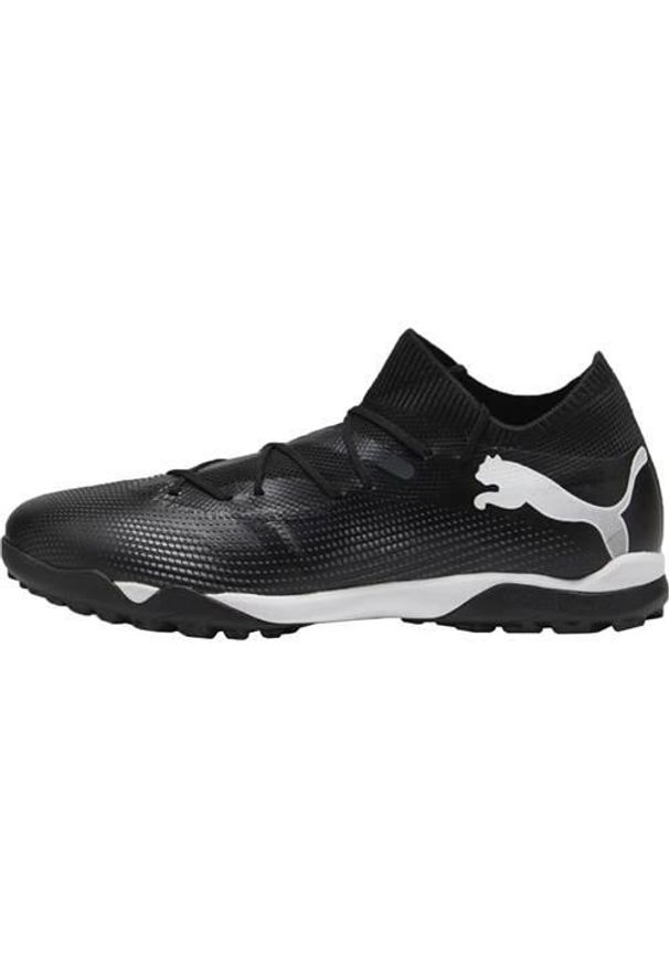 Buty piłkarskie męskie Puma Future 7 Match Tt. Zapięcie: sznurówki. Kolor: biały, wielokolorowy, czarny. Materiał: materiał, syntetyk. Szerokość cholewki: normalna. Sport: piłka nożna