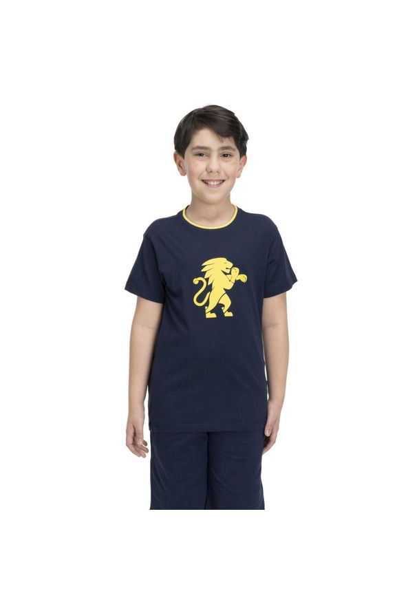 LEONE 1947 APPAREL - Witamy t-shirt dziecięcy. Kolor: niebieski. Sport: joga i pilates