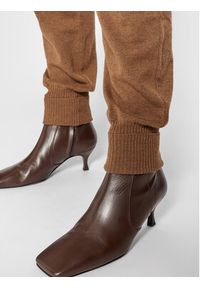 Kontatto Spodnie dresowe 3M8362 Brązowy Regular Fit. Kolor: brązowy. Materiał: syntetyk #5