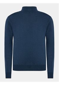 La Martina Sweter WMS003 YW091 Granatowy Regular Fit. Kolor: niebieski. Materiał: bawełna