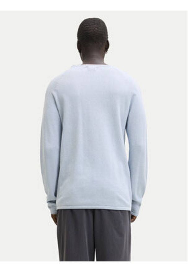 Jack & Jones Sweter Hill 12157321 Błękitny Regular Fit. Kolor: niebieski. Materiał: bawełna