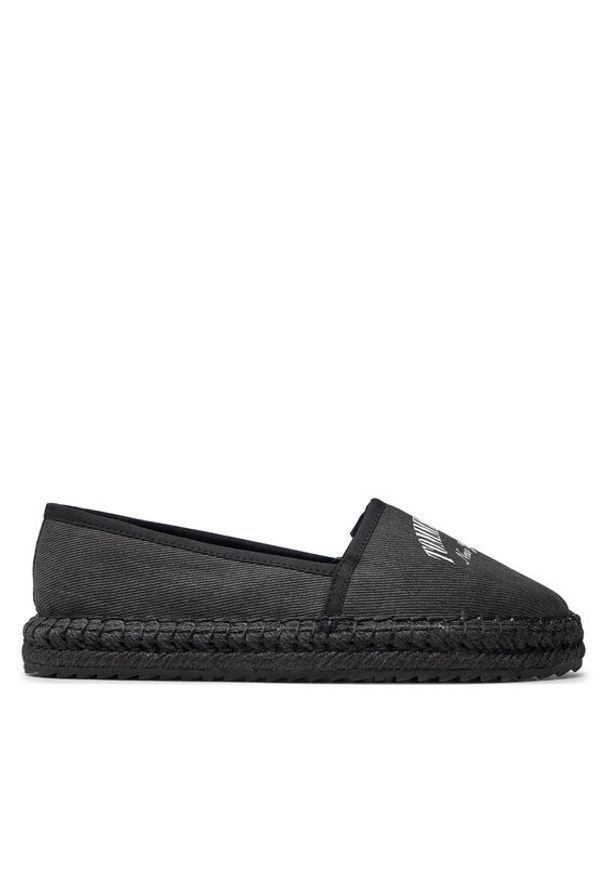 Tommy Jeans Espadryle Tjw Varsity Espadrille EN0EN02470 Czarny. Kolor: czarny. Materiał: materiał