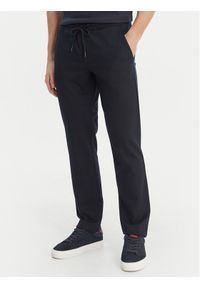 Bugatti Spodnie dresowe 8250-15123E Granatowy Relaxed Fit. Kolor: niebieski. Materiał: wiskoza #1