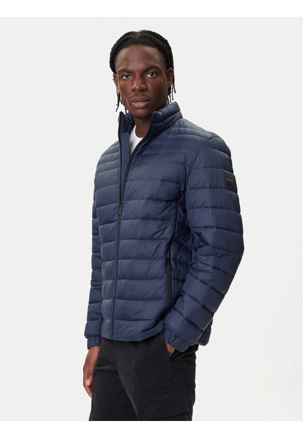 BOSS Kurtka zimowa Oden2 50549252 Granatowy Slim Fit. Kolor: niebieski. Materiał: syntetyk. Sezon: zima