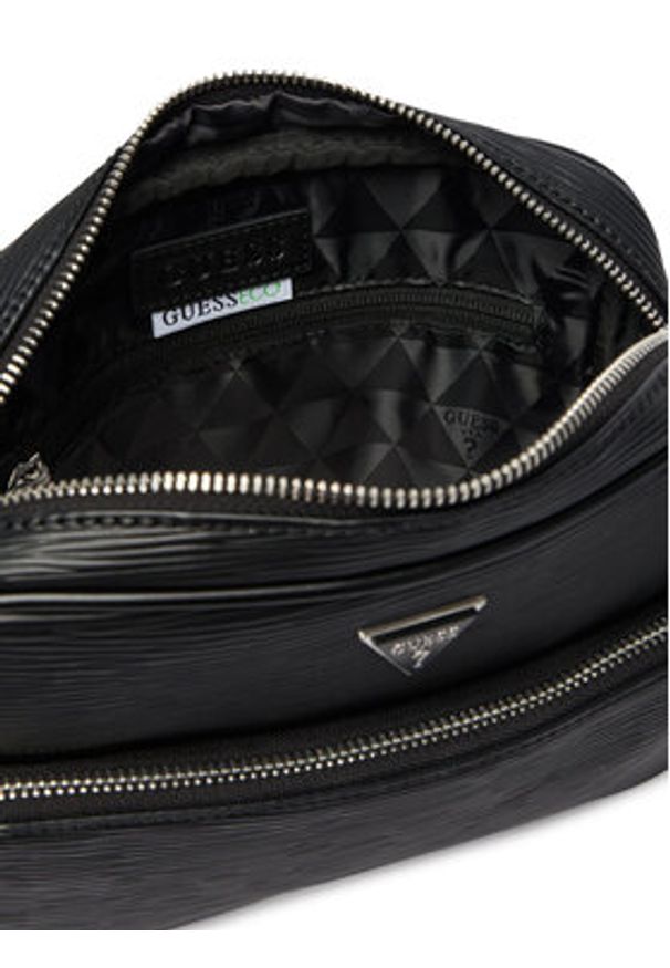 Guess Saszetka HMMIPW P6222 Czarny. Kolor: czarny. Materiał: skóra