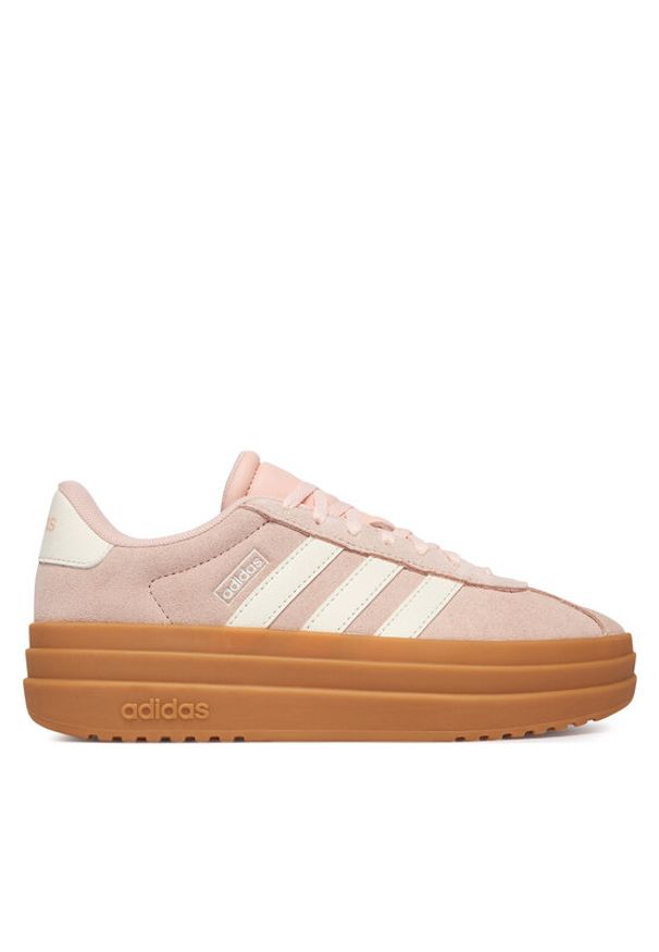 Adidas - adidas Sneakersy Vl Court Bold KK4501 Różowy. Kolor: różowy. Materiał: skóra, zamsz