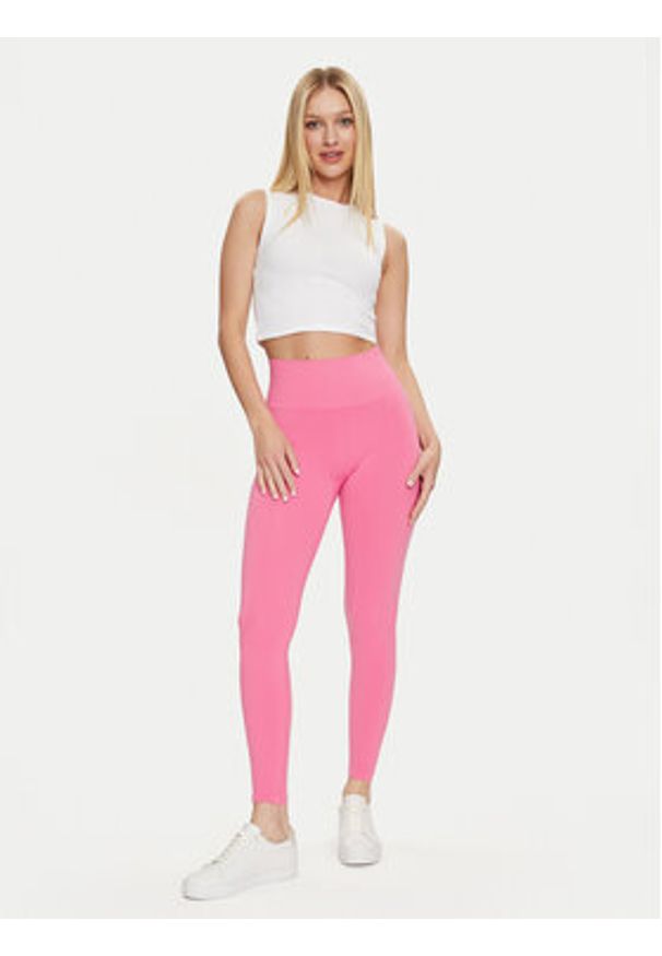 Pangaia Legginsy Activewear 2.0 Różowy Slim Fit. Kolor: różowy. Materiał: syntetyk