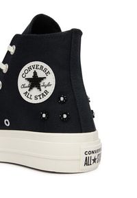 Converse Trampki Chuck Taylor All Star Lift Platform Beads A17787C Czarny. Kolor: czarny. Materiał: materiał. Obcas: na platformie #5