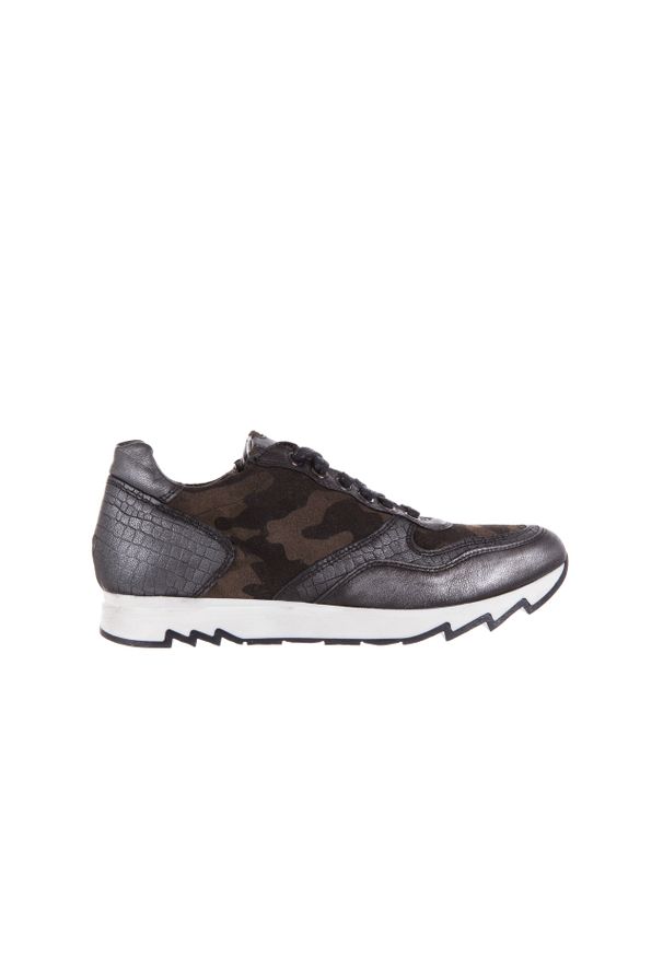 Sneakersy Bayla-131 8401 Grey, Skóra naturalna. Kolor: szary. Materiał: zamsz. Szerokość cholewki: normalna