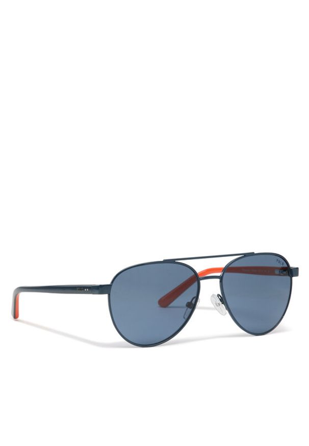 Polo Ralph Lauren Okulary przeciwsłoneczne 0PP9001 Granatowy. Kolor: niebieski