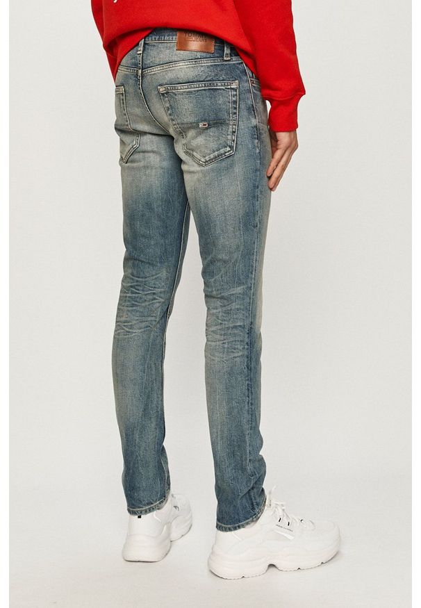 Tommy Jeans - Jeansy Scanton. Kolor: niebieski