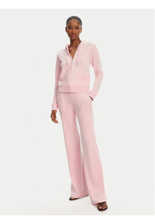 Juicy Couture Spodnie dresowe Layla JCSEBJ001 Różowy Flared Leg. Kolor: różowy. Materiał: syntetyk