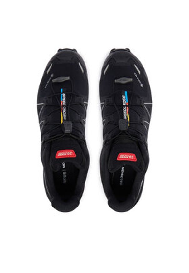 salomon - Salomon Buty do biegania Speedcross 6 Gore-Tex 20 Years Q1 L49159000 Czarny. Kolor: czarny. Materiał: materiał. Technologia: Gore-Tex. Model: Salomon Speedcross. Sport: turystyka piesza