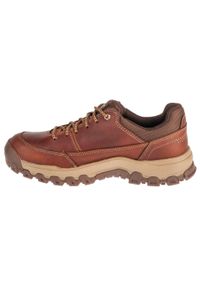 CATerpillar - Buty sportowe Sneakersy męskie, Threshold Rebound Low. Zapięcie: sznurówki. Kolor: brązowy. Materiał: guma, skóra, tkanina. Szerokość cholewki: normalna. Sport: turystyka piesza