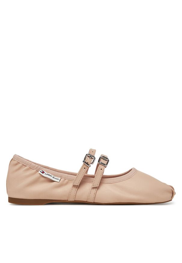 Baleriny Tommy Jeans. Kolor: różowy