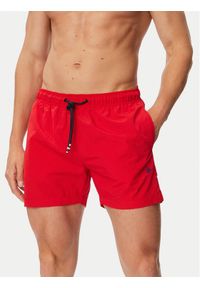 Beverly Hills Polo Club Szorty kąpielowe P-SS26M-UNION-0057 Czerwony Regular Fit. Kolor: czerwony. Materiał: syntetyk #1