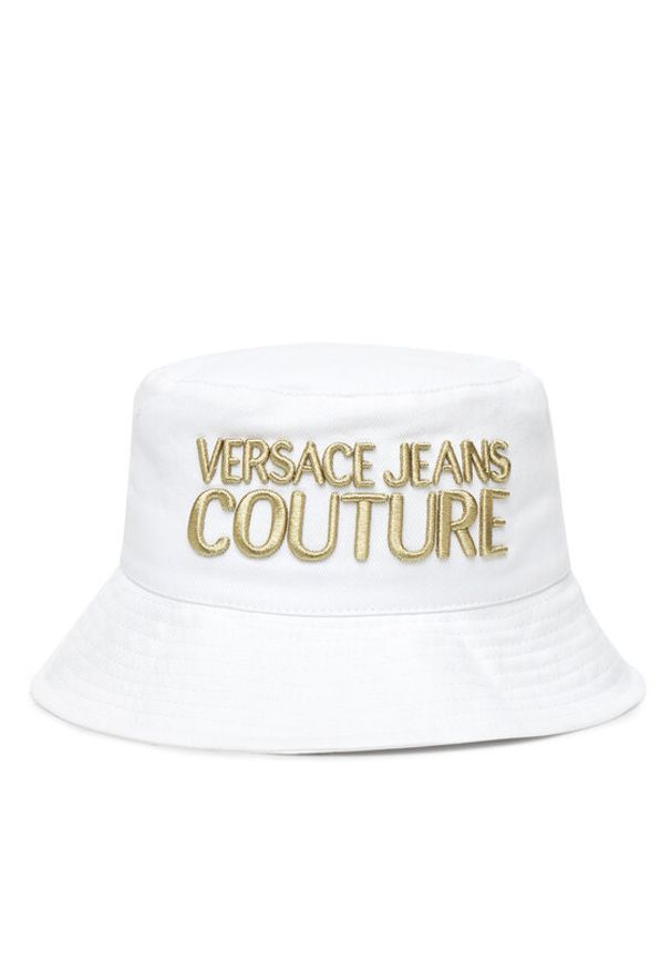 Versace Jeans Couture Kapelusz 78VAZK04 Biały. Kolor: biały. Materiał: bawełna, materiał