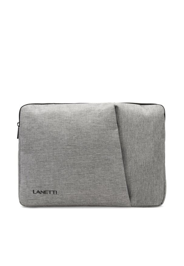 Lanetti Etui na laptopa LAN-K-010-04L Szary. Kolor: szary. Materiał: materiał, poliester
